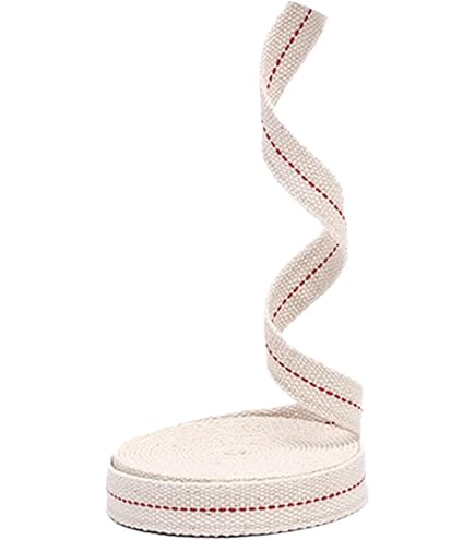 Mèche Plate Coton NKlaus - 70mm X 1m - Pour Lampe à Pétrole Ou Huile Purifiée