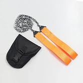 Taşınabilir Zincirli Kamp Testeresi 103 cm Y&uuml;ksek Kalite Kamp & Outdoor Kesim Aracı + Taşıma Kılıfı