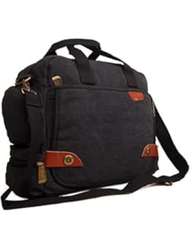 Herren Damen Quality Ocello Leinen Schule Arbeit Hochschule Universität Schulranzen Kuriertasche Umhängetasche