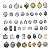 cabochon settings kopen Material: Zinklegierung + Glas-Cabochon