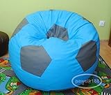 sillon puff pelota de futbol Material: piel sintética, materiales seguros