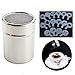 Produktbild Little Poplar Schokolade Shaker Duster Kaffee Mehl Sifter Edelstahl Salz Dispensers + 16pcs Cappuccino Streuer Schablonen Kaffee Schablone