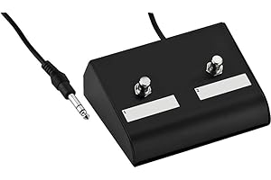 MONACOR Img Stage Line FS-202 Guitar Foot Switch - Black