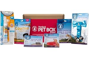 COMPANY OF ANIMALS PUPPY TRAINING KIT; with 6 products Puppy Training Line; Toilet Training Bells; Whistle & Clicker training; Coachies Training Treats 200G; Sounds Desensitisation CD/MP3; Dental Puppy Essentials Pack