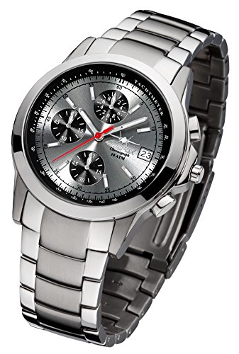 FIREFOX SHOOTER FFS07-109 sunray grau Chronograph Herrenuhr Armbanduhr Sicherheits- Faltschliee 10 ATM water resistant FIREFOX SHOOTER FFS07-109 sunray grau Chronograph Herrenuhr Armbanduhr Sicherheits- Faltschliee 10 ATM water resistant