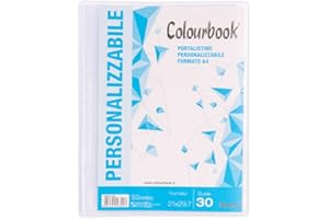Colourbook Portalistino A4 Trasparente, 21x30, 30 Buste