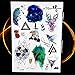 Produktbild lihaohao Schwarze Geometrische Quallen Temporäre Tätowierung Aufkleber Frauen Mandala Blume Tattoo Armband Planet Männer Arm Fox Tatoo Liefert 3D 15X21Cm