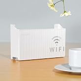 SUWORS Dekoratif Modem ve Kablo Saklama Kutusu - Duvara Monte Edilebilir Plastik Router Gizleyici, Ev ve Ofis İ&ccedil;in D&uuml;zenleyic
