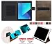 Produktbild reboon Hülle für Samsung Galaxy Tab S3 Tasche Cover Case Bumper | in Braun Wildleder | Testsieger