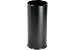 Versa Malena Paragüero para la Entrada, Habitación o Hall, Porta Paraguas Moderno, Medidas (Al x L x An) 50 x 23 x 23 cm, Metal, Color Negro