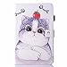 Produktbild Samsung Galaxy Tab A 10.1 Hülle , Billionn® Gemalt Karikatur netter Art-erstklassiges PU-Leder-Schlag-Abdeckungs-Shell-Mappen-dünner Standplatz-Schutz Hülle mit Ständer Funktion Magnet für Ledercase Handytasche Scratch Telefon-Kasten für Samsung Galaxy Tab A 10.1 Zoll SM-T580 / SM-T585 (Tomate Katze)