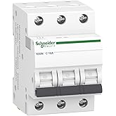 Schneider Electric Acti9 K60N C120H Circuit Breaker, A9K02316 | 3-Pin, 16A, Feature C, 6kA, Pack Size: 1
