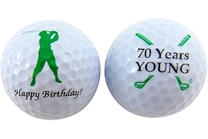 Westmon Works 70th Birthday Golf Balls Gift Pack for for Golfers