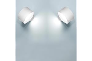 Anmossi Applique Murale Interieur,2 Pack,Lampe Murale Touch LED avec Port de Charge USB Contrôle Tactile,3 Niveaux de Luminosité Rotatifs 360° Lampe de Chevet pour Chambre à Coucher(Blanc)