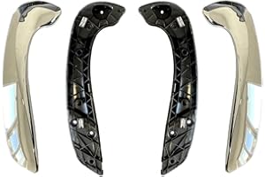 GENERIC Poignée de porte intérieure de voiture pour Renault Megane 3 (2009-2017) (couleur : chromé) OEM : 80960007R / 809540001R BBB