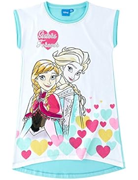 Disney Frozen - Il regno di ghiaccio Ragazze Camicia da notte - bianco