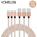 Produktbild Micro USB Kabel, 3Pack 6FT Nylon geflochtene Hochgeschwindigkeits-Synchronisierung u. Aufladenkabel Ein Mann zum Mikro B für Samsung, HTC, LG, HP, Sony, die meisten Android-Telefone und mehr