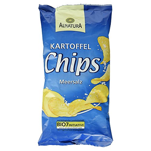 Preisvergleich Produktbild Alnatura Bio Kartoffelchips Meersalz, 125 g