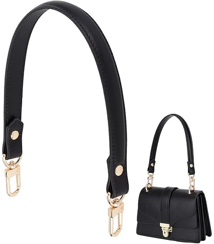2 Sangles De Sac à Main En PU Cuir - 60cm, Argent, Avec Mousquetons Pour Remplacement Ou Customisation