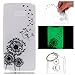 Produktbild Hülle Leuchtende Galaxy Note8 (6,3 Zoll) Silikon Etui Handy Hülle Weiche Transparente Luminous TPU Back Case Tasche Schale Leuchten In Der Nacht Für Galaxy Note8 (6,3 Zoll) + Schlüsselanhänger (P) (16)