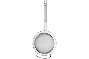 RÖSLE Rosle 24 cm Stainless Steel Round Handle Fine Mesh Kitchen Strainer