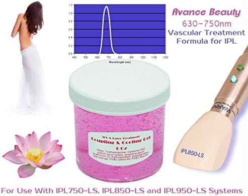 Vascular and Vein Formula 630-750nm Filter Cooling and Coupling Gel for Laser and IPL Machines, Systems, Devices