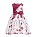 Produktbild Blumen Baby Mädchen Prinzessin Kleid, Quaan Brautjungfer Festzug Kleid Geburtstag Beiläufig Retro Vorabend Party Hochzeit Bowknot Stickerei Jahrgang Bodycon Abschlussball Swing Abendessen Kleid