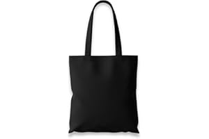 Wonky Line Premium Cotton Tote Bag, Eco-Friendly Shopping Bag, 100% Cotton Canvas, Reusable Grocery Cloth Bag, Extra Strong Long Handle Double Stitched Ideal for Printing