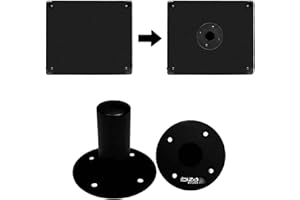 Ibiza Sound - 2 adaptateurs pour fixation d'enceintes sur pied