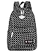 Bonmaro Polka Dot Black Canvas Backpack RS.899.00