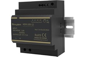 Hutschienen netzteil HDR 12V,85.2W,7.1A;trafo 230v auf 12v,12 volt netzteil;ReleyWell,HDR-100-12