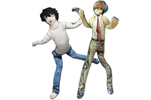 Anjinguang Light Yagami L Figure Plush Anime Twistable Action Figures Doll Cartoon Pillow Posable Anime Figurine Home Sofa Decoration