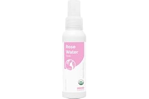 Rose Water Toner Spray by Fatima's Garden, Certified 100% Organic ECOCERT and USDA, Rosewater Toner for face, Body, and Hair - moisturizing and Toning, Vegan Cruelty-Free-3.4 Fl oz/ 100ml