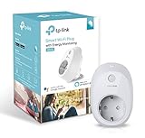 TP-Link HS110 Presa Intelligente con Interruttore senza Fili per Gestione Luci e Dispositivi Elettronici, Monitoraggio Energia, Accesso Remoto, 2.4Ghz 802.11b/g/n, App KASA per Android e iOS