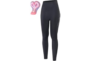 ARSUXEO Damskie spodnie rowerowe, wyściełane, długie, z wkładką do jazdy na rowerze