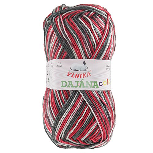Strickgarn Dajana Color by VLNIKA, 50g, #665