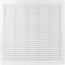 Griglia Di Ventilazione VONLIS 350x350mm - Plastica Bianca, Lamellare Per Bagno, Cucina, Garage