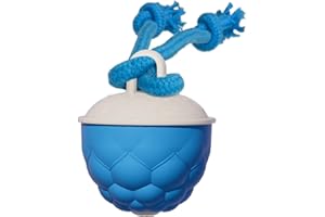 IUUWON Interactive Dog Ball Toys Dot Design for Teeth Cleaning Smart Electric Dog Toys to Keep Them Busy Thicker Cover, Automatic Rolling Interactive Jumping Pet Balls for Dogs Cats Puppy Rechargeable