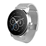 Biback Bluetooth Smartwatch mit Kamera, wasserdicht, Smartwatch mit Touchscreen, Blutdruck-Anruf, iOS/Android kompatibel, männlich weiblich, Herzfrequenz, Sport
