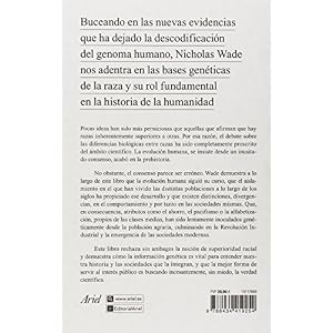 Una herencia incómoda : genes, raza e historia humana (Ariel)