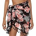 JFAN Donna Pareo Mezzo Beach Copricostume Cover Up Nappe Multiuso Beach Wrap Sarong Corto del Pareo da Spiaggia