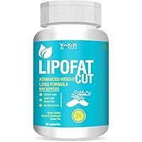 Vokin Biotech Lipofat Cut Advanced Weight Loss Formula Support Weight Loss & BMI Reduction (60 capsules)