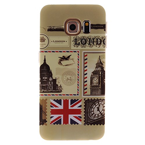 AllDo Funda Silicona para Samsung Galaxy S6 Edge Plus Carcasa Protectora Caso Suave TPU Soft Silicone Case Cover Bumper Funda Ultra Delgado Carcasa Flexible Ligero Caja Anti Rasgu os Casco Anti Choque - Londres AllDo Funda Silicona para Samsung Galaxy S6 Edge Plus Carcasa Protectora Caso Suave TPU Soft Silicone Case Cover Bumper Funda Ultra Delgado Carcasa Flexible Ligero Caja Anti Rasgu os Casco Anti Choque - Londres