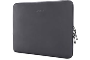 MOSISO Pokrowiec na laptopa 13,3 cala, kompatybilny z MacBook Air/Pro, notebook 13–13,3 cala, kompatybilny z MacBook Pro 14 2025-2021 M4 M3 M2 M1, wyściełana torba ze skóry PU, wodoodporna obudowa,