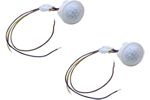 TECNOIOT 2 uds LED Armario PIR Sensor infrarrojo Detector de Movimiento Interruptor de luz Inteligente 220V