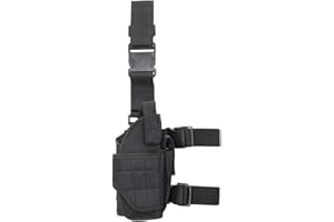 BEITO Sacs Polyester Tactique Jambes Molle Leg Holster Réglable Armée Pistolet Pouch Jambe Cuisse Holster Sports De Plein Air Randonnée Sac Accessoires Militaire