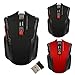 Produktbild Sansee 2.4Ghz Mini Wireless Optical Gaming Maus, Gaming Maus Mäuse & USB Empfänger für PC Laptop (1106, Schwarz)