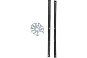 SM SunniMix 2 Pcs Bandes De Caoutchouc, Skateboard Longboard Deck Rails Edge Protect avec Vis De Montage