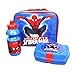 Produktbild Marvel F104301 - Ultimate Spiderman Lunch Set Bag, Sandwich Box und Flasche, 3 Stück