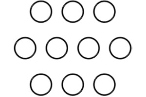 Othmro Lot de 10 Joints Toriques Ronds, Noir, 75 mm OD, 65 mm ID, 5 mm Diamètre du fil 5, pour les Tuyaux de Pompes de Filtration, Laveurs Haute